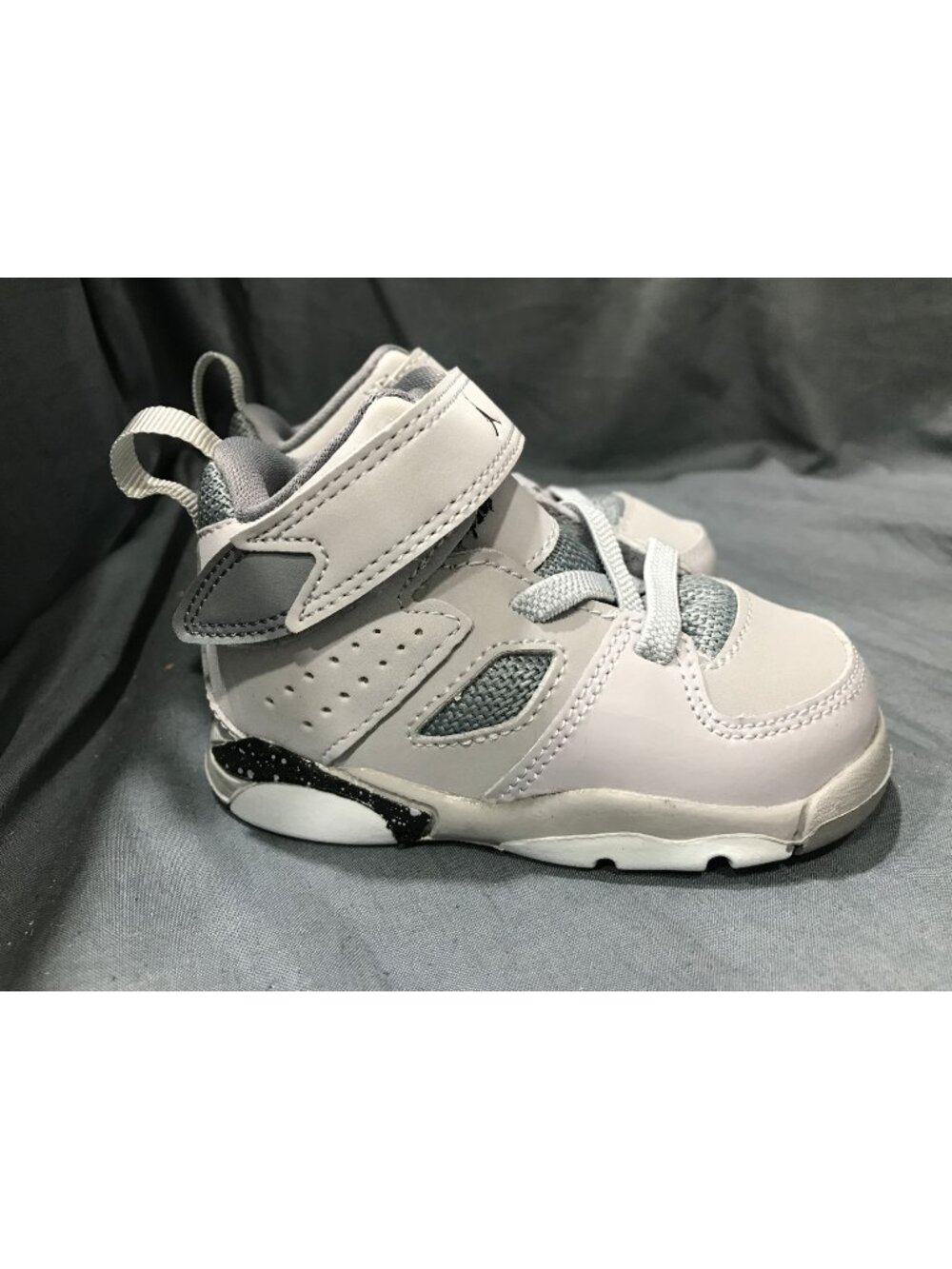 Jordan Toddlers Flt Club 91 BT(TD) Sneakers Grau/Patent Leather Size 4 NEW IN B